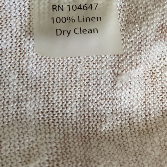 Kinross 100% Linen Tropical Print Dress in Pelican Multi NWT - Picture 10 of 14